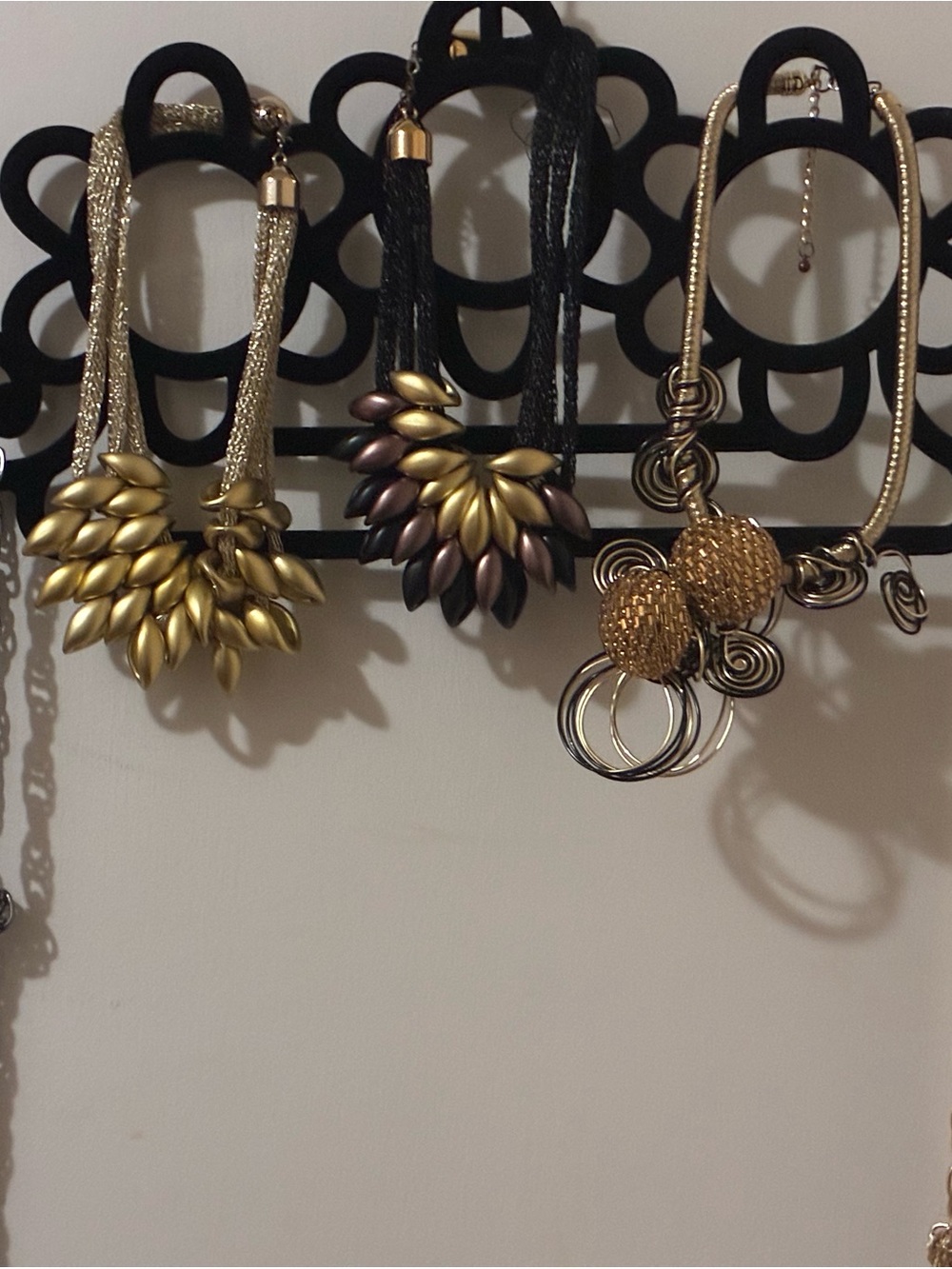 Gold and Bronze Statement Necklace - Women Jewelry